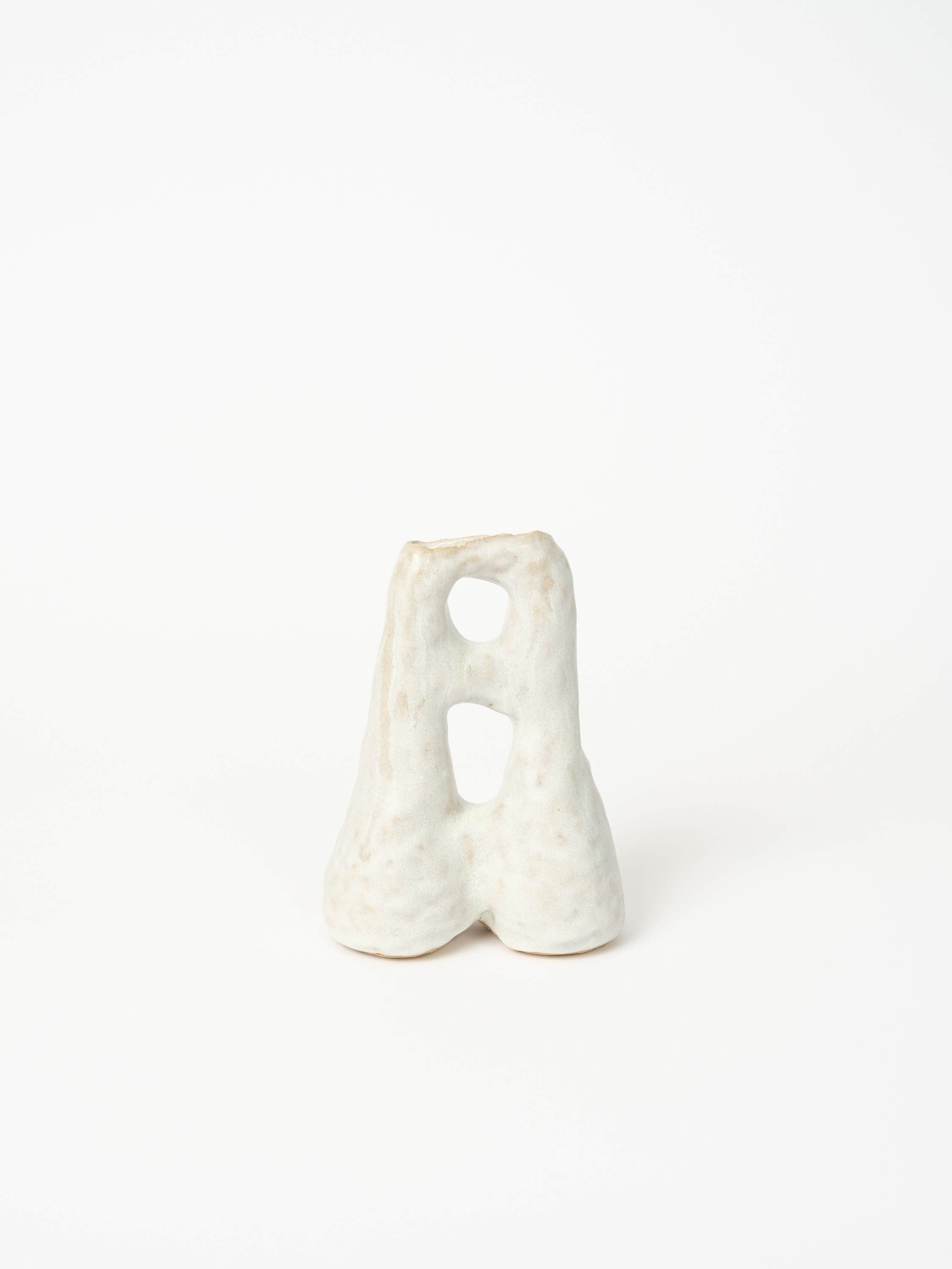 Double White Lava, Glazed Stoneware