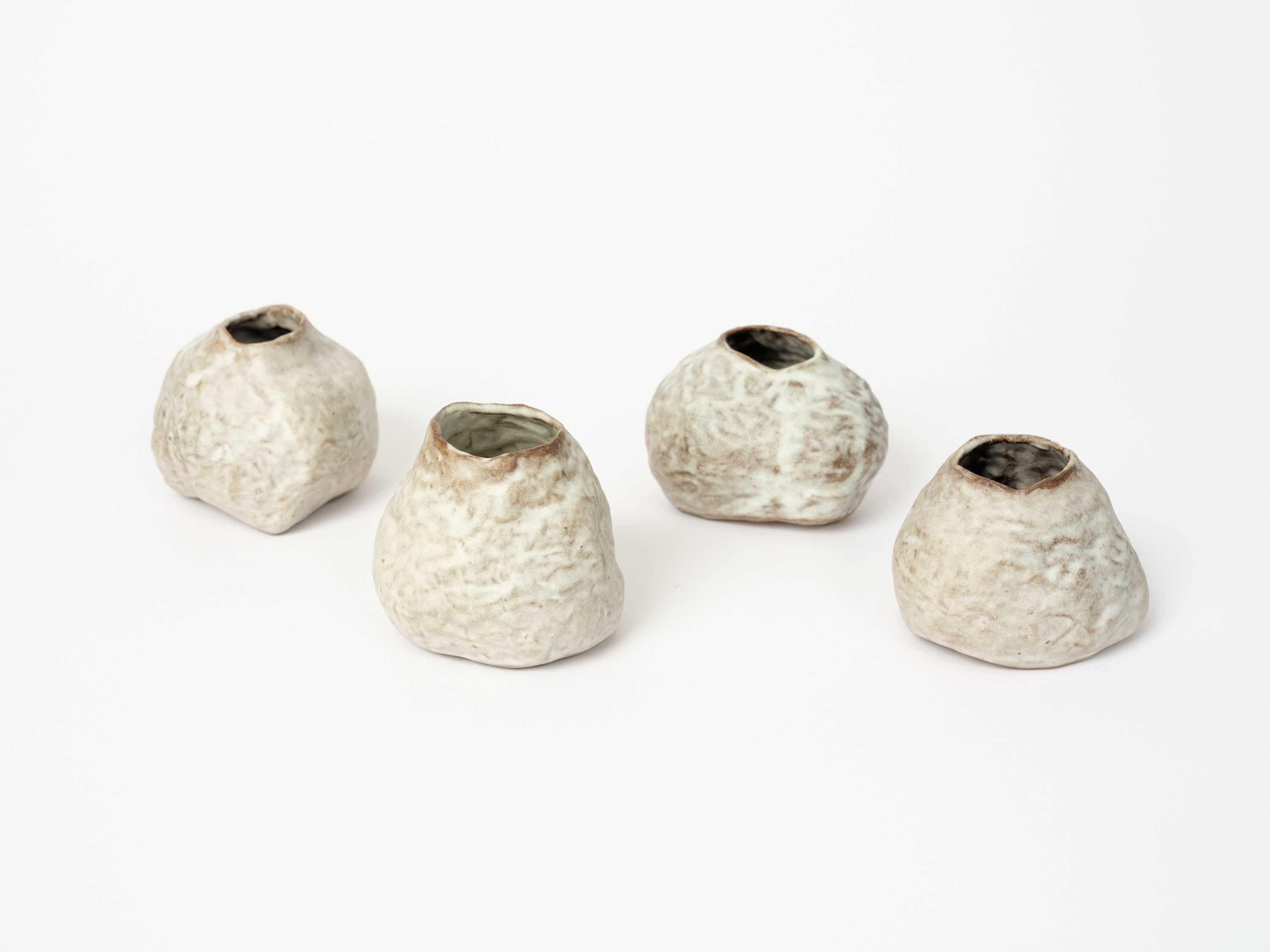 Latte Set of 4, Glazed Stoneware