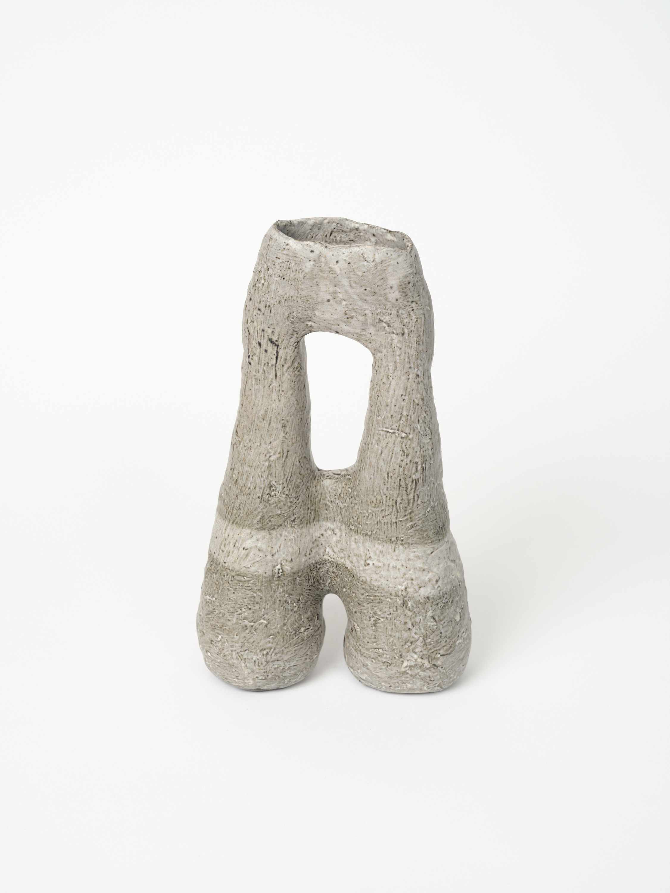Grey Stripe, Glazed Stoneware