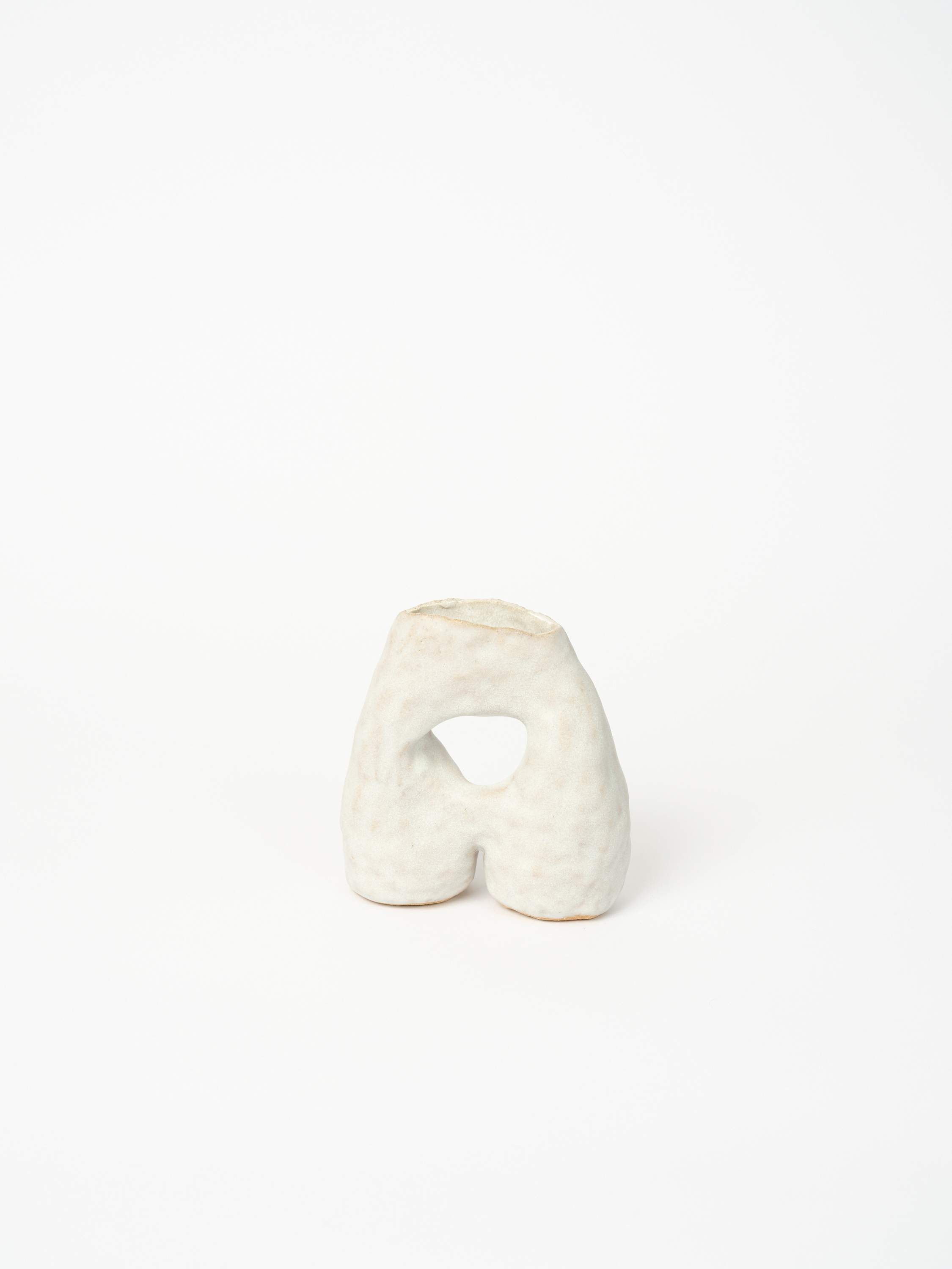 White Curves, Glazed Stoneware