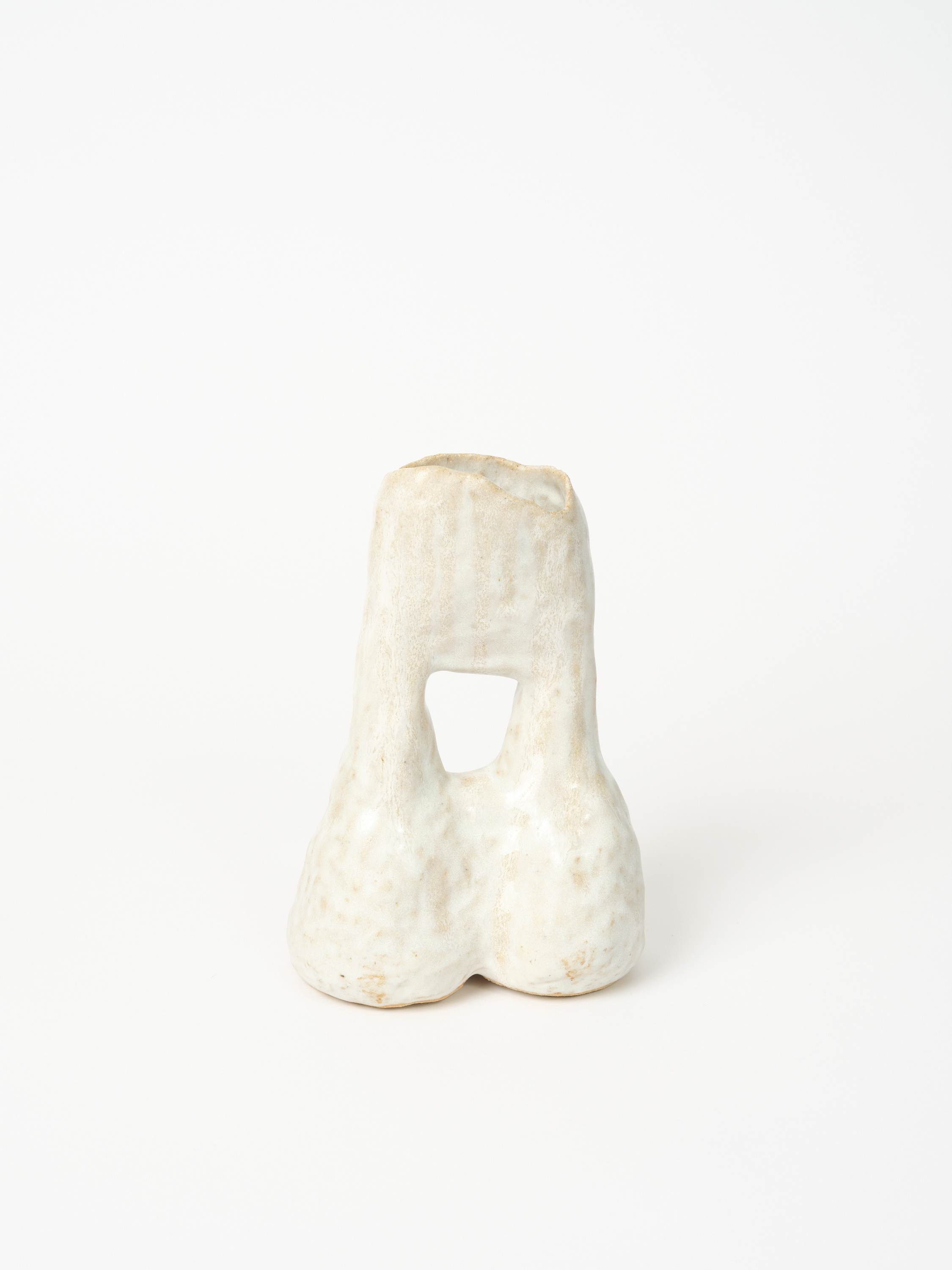 White Lava, Glazed Stoneware